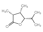 2(3H)-Furanone,dihydro-3,4-dimethyl-5-(1-methylethyl)-,(3alpha,4alpha,5alpha)-(9CI) Structure