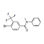 4-Bromo-N-methyl-N-phenyl-3-(trifluoromethyl)benzamide Structure