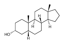 5-Beta-雄甾-3-alpha-醇结构式