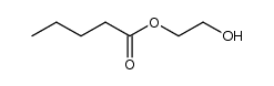 2-Hydroxyethyl pentanoate Structure