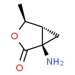 3-Oxabicyclo[3.1.0]hexan-2-one,1-amino-4-methyl-,[1R-(1alpha,4alpha,5alpha)]-(9CI) picture