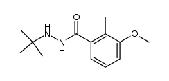 N-(3-methoxy-2-methylbenzoyl)-N'-tert-butylhydrazine Structure