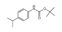 4-isopropyl-N-tert-butoxycarbonylaniline Structure