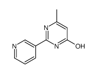 6-甲基-2-吡啶-3-基嘧啶-4(3H)-酮结构式