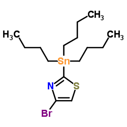 四溴-2-(三正丁基锡)噻唑结构式