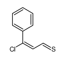 3-chloro-3-phenylprop-2-enethial结构式