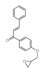 2-Propen-1-one,1-[4-(oxiranylmethoxy)phenyl]-3-phenyl- (9CI)结构式