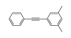 1,3-dimethyl-5-(2-phenylethynyl)benzene Structure