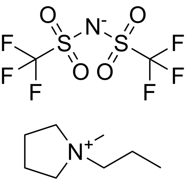 1-丙基-1-甲基吡咯烷双(三氟甲烷磺酰)亚胺盐图片