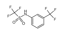 1,1,1-Trifluoro-N-(3-trifluormethylphenyl)methansulfonamid Structure