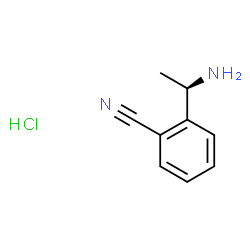 (R)-2-(1-氨基乙基)苯甲腈盐酸盐结构式