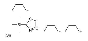 4-(TRIBUTYLSTANNYL)-2-(TRIMETHYLSILYL)THIAZOLE structure