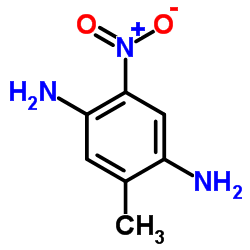 2-Methyl-5-nitro-1,4-benzenediamine structure