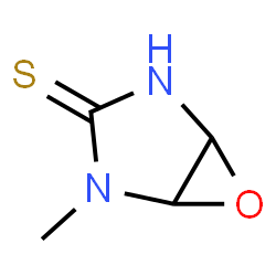 6-Oxa-2,4-diazabicyclo[3.1.0]hexane-3-thione,2-methyl-(9CI)结构式