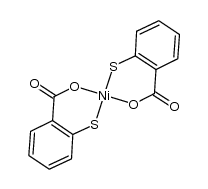 nickel (II) thiosalicylate结构式