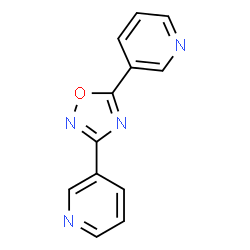 3,5-Bis(3-pyridinyl)-1,2,4-oxadiazole structure