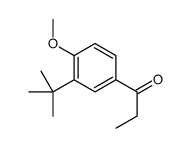 1-(3-tert-butyl-4-methoxyphenyl)propan-1-one Structure