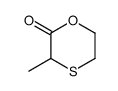 3-methyl-1,4-oxathian-2-one Structure