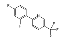 2-(2,4-difluorophenyl)-5-(trifluoromethyl)pyridine Structure