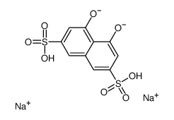 4,5-DIHYDROXY-2,7-NAPHTHALENEDISULFONIC ACID DISODIUM SALT Structure