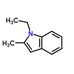 1-Ethyl-2-methyl-1H-indole Structure