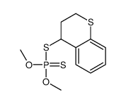 3,4-dihydro-2H-thiochromen-4-ylsulfanyl-dimethoxy-sulfanylidene-λ5-phosphane Structure