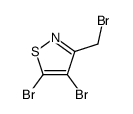 4,5-dibromo-3-(bromomethyl)isothiazole Structure