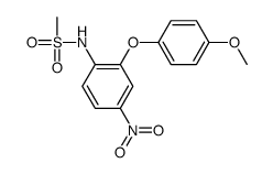 N-[2-(4-methoxyphenoxy)-4-nitrophenyl]methanesulfonamide Structure