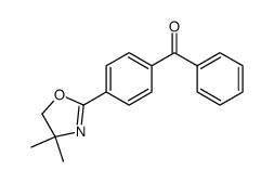 2-(4-benzophenyl)-4,4-dimethyl-1,3-oxazoline Structure