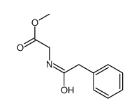 N-(2-苯基乙酰基)-甘氨酸甲酯结构式