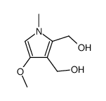 [2-(hydroxymethyl)-4-methoxy-1-methylpyrrol-3-yl]methanol Structure