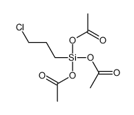 [diacetyloxy(3-chloropropyl)silyl] acetate结构式