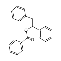 1,2-diphenylethyl benzoate Structure