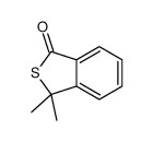 3,3-dimethyl-2-benzothiophen-1-one结构式