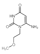 6-AMINO-1-(2-METHOXY-ETHYL)-1H-PYRIMIDINE-2,4-DIONE Structure