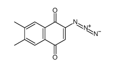 2-azido-6,7-dimethylnaphthalene-1,4-dione Structure