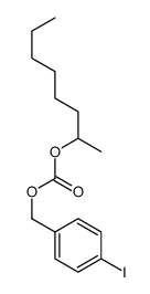 (4-iodophenyl)methyl octan-2-yl carbonate Structure