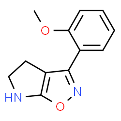 4H-Pyrrolo[3,2-d]isoxazole,5,6-dihydro-3-(2-methoxyphenyl)-(9CI)结构式