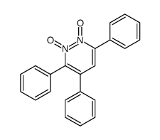 2-oxido-3,5,6-triphenylpyridazin-1-ium 1-oxide Structure