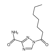 1-heptanoyl-1,2,4-triazole-3-carboxamide结构式