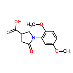 1-(2,5-DIMETHOXYPHENYL)-5-OXOPYRROLIDINE-3-CARBOXYLIC ACID picture