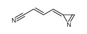 4-(azirin-2-ylidene)but-2-enenitrile Structure