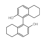 (S)-5,5',6,6',7,7',8,8'-octahydro-[1,1'-binaphthalene]-2,2'-diol Structure