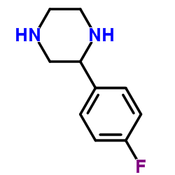 2-(4-Fluorophenyl)piperazine Structure