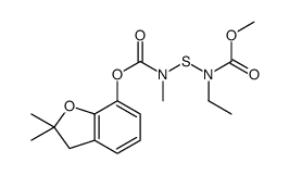 methyl N-[(2,2-dimethyl-3H-1-benzofuran-7-yl)oxycarbonyl-methylamino]sulfanyl-N-ethylcarbamate Structure