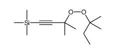 trimethyl-[3-methyl-3-(2-methylbutan-2-ylperoxy)but-1-ynyl]silane结构式