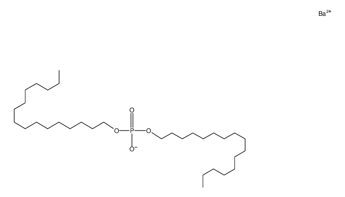 phosphoric acid dihexadecyl ester, barium salt Structure