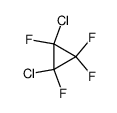 1,2-dichlorotetrafluorocyclopropane Structure