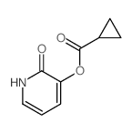 Cyclopropanecarboxylic acid, 1,2-dihydro-2-oxo-3-pyridinyl ester Structure