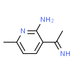 2-Pyridinamine,3-(1-iminoethyl)-6-methyl-(9CI)结构式